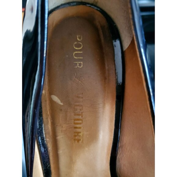 Lot of 2 Womens High Heel Pumps Leopard Print & Black Patent 5-Inch Heels Size 9 - Picture 14 of 16